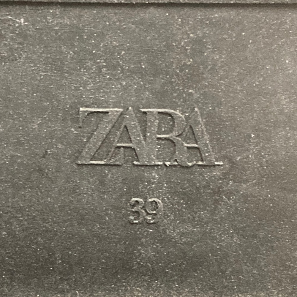 Zara Women’s Black Ankle Boots low heel black zipper Sz 8 - Picture 12 of 13